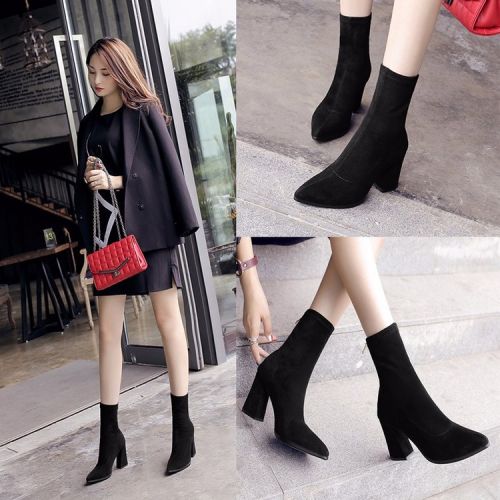Bottes mi-saison femme Semelles en Caoutchouc - Ref 3251092