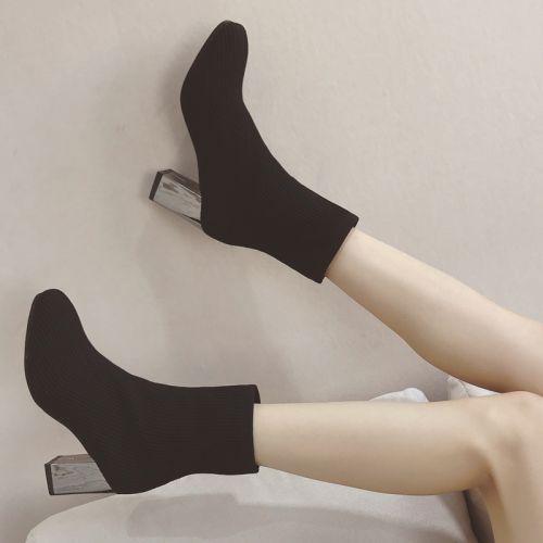 Bottes mi-saison femme Semelles en Caoutchouc - Ref 3251104