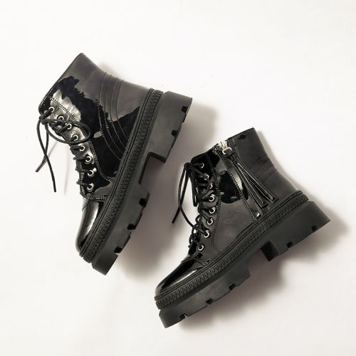 Bottes mi-saison femme AOWEIYA Semelles en Caoutchouc - Ref 3251110