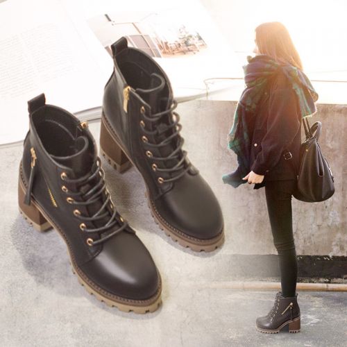 Bottes mi-saison femme Semelles en Caoutchouc - Ref 3251136