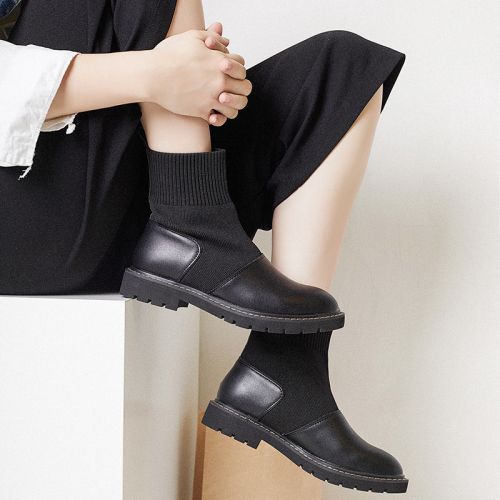 Bottes mi-saison femme Semelles en Caoutchouc - Ref 3251144