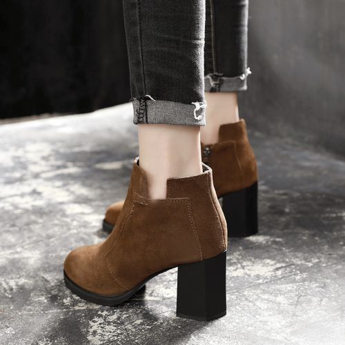 Bottes mi-saison femme Semelles en Caoutchouc - Ref 3251152