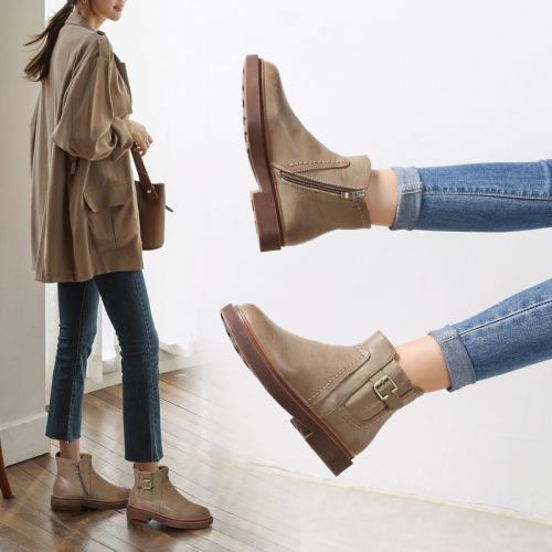 Bottes mi-saison femme Semelles en Caoutchouc - Ref 3251170