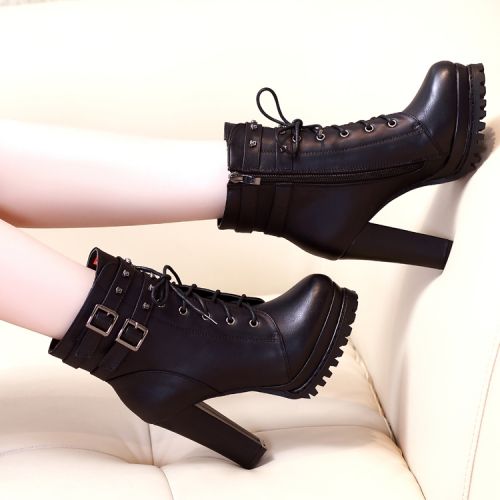 Bottes mi-saison femme MISSTAR Semelles en Caoutchouc - Ref 3251183