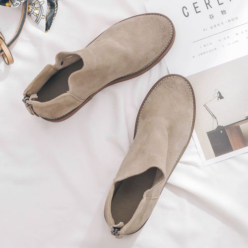 Bottes mi-saison femme CHRNDXEE Semelles en Caoutchouc - Ref 3251200
