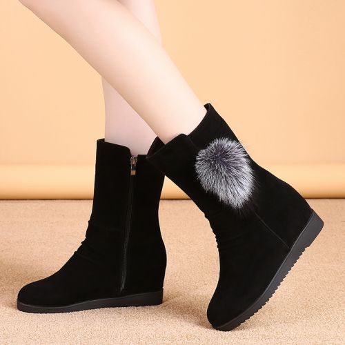 Bottes mi-saison femme Semelles en Caoutchouc - Ref 3251222