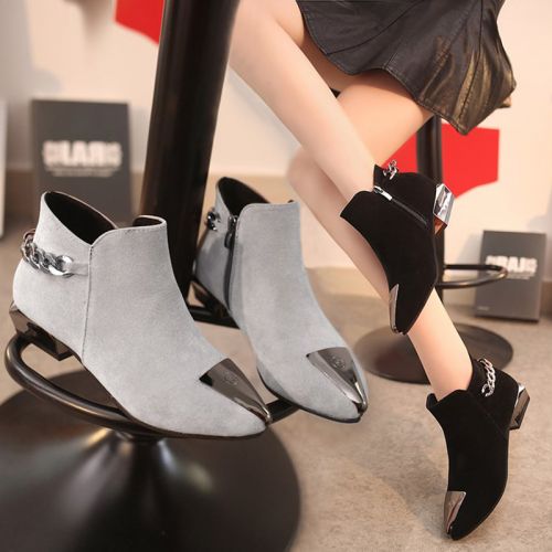 Bottes mi-saison femme Semelles en Caoutchouc - Ref 3251237