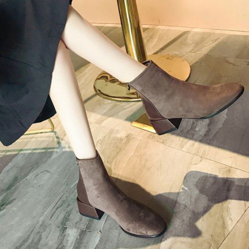 Bottes mi-saison femme Semelles en Caoutchouc - Ref 3251238