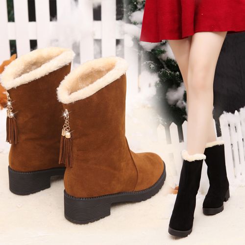 Bottes mi-saison femme Semelles en Caoutchouc - Ref 3251274