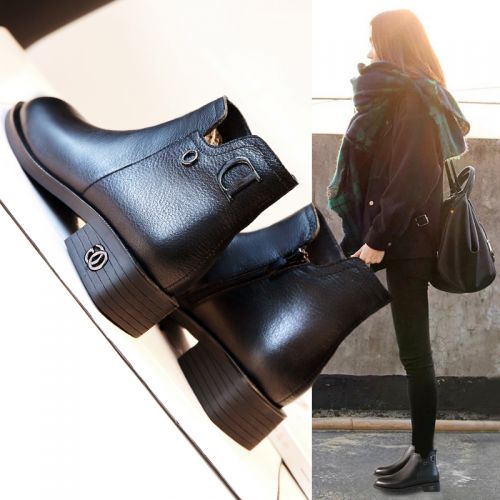 Bottes mi-saison femme Semelles en Caoutchouc - Ref 3251293