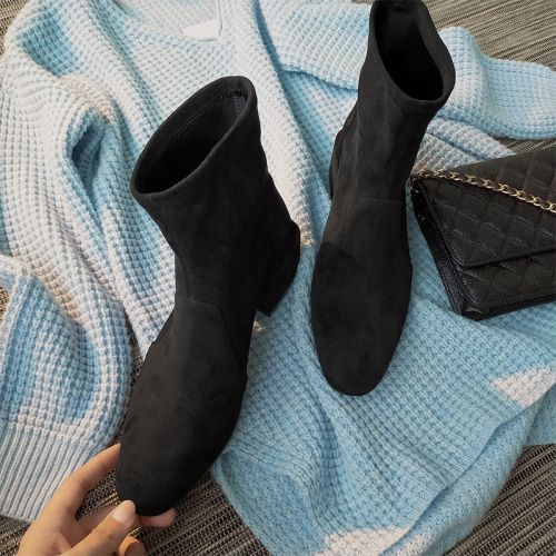 Bottes mi-saison femme MANGEHUA Semelles en Caoutchouc - Ref 3251300