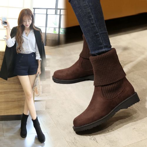 Bottes mi-saison femme Semelles en Caoutchouc - Ref 3251302