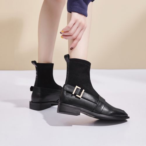 Bottes mi-saison femme Semelles en Caoutchouc - Ref 3251307