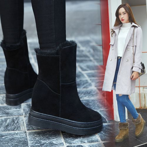 Bottes mi-saison femme DAFUNIXILALI Semelles en Caoutchouc - Ref 3251323