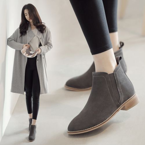 Bottes mi-saison femme Semelles en Caoutchouc - Ref 3251334