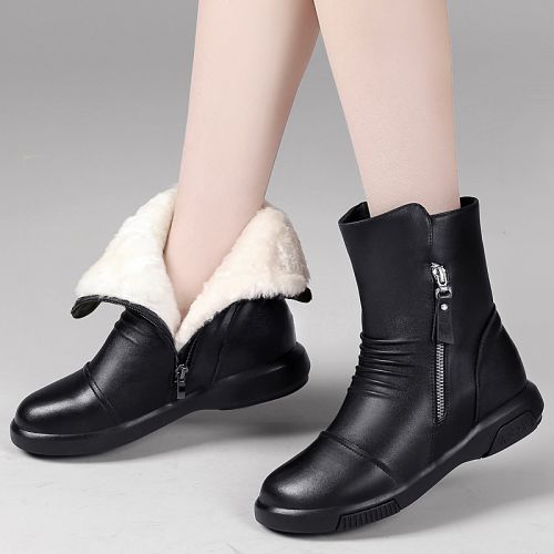 Bottes mi-saison femme Semelles en Caoutchouc - Ref 3251341