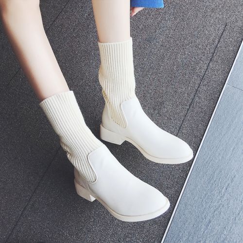 Bottes mi-saison femme Semelles en Caoutchouc - Ref 3251373