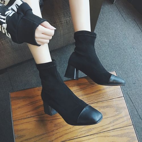 Bottes mi-saison femme Semelles en Caoutchouc - Ref 3251378