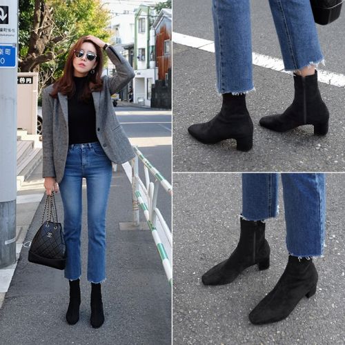 Bottes mi-saison femme en TPR - Ref 3251398