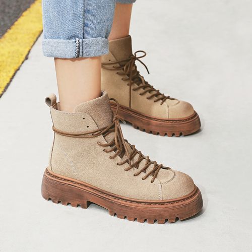 Bottes mi-saison femme MASOOMAKE Semelles en Caoutchouc - Ref 3251407