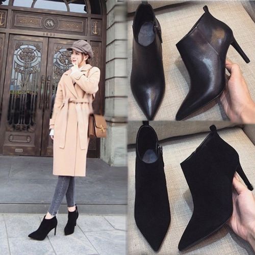 Bottes mi-saison femme BAIWANBEAUTY Semelles en Caoutchouc - Ref 3251408