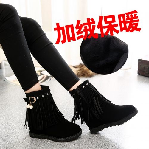 Bottes mi-saison femme Semelles en Caoutchouc - Ref 3251419