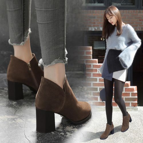 Bottes mi-saison femme Semelles en Caoutchouc - Ref 3251434