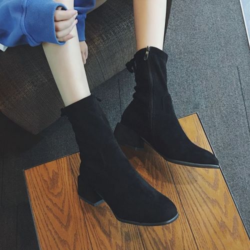 Bottes mi-saison femme Semelles en Caoutchouc - Ref 3251460