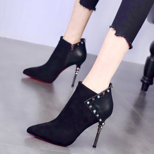Bottes mi-saison femme Semelles en Caoutchouc - Ref 3251463