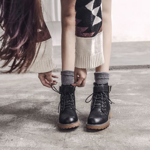 Bottes mi-saison femme BEIIETM Semelles en Caoutchouc - Ref 3251473