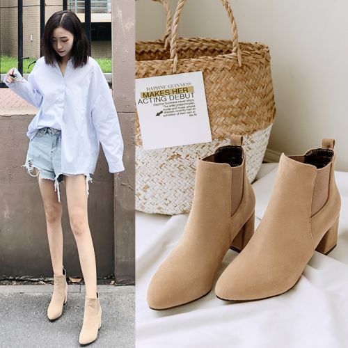 Bottes mi-saison femme Semelles en Caoutchouc - Ref 3251483