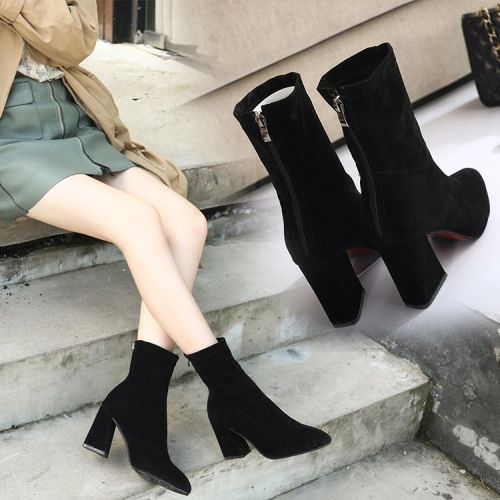 Bottes mi-saison femme Semelles en Caoutchouc - Ref 3251509