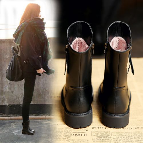 Bottes mi-saison femme KISSOVT Semelles en Caoutchouc - Ref 3251512
