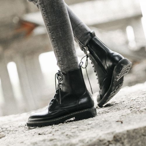 Bottes mi-saison femme Semelles en Caoutchouc - Ref 3251530