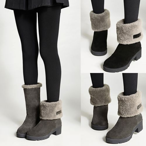 Bottes mi-saison femme Semelles en Caoutchouc - Ref 3251540
