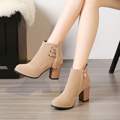 Bottes mi-saison femme Semelles en Caoutchouc - Ref 3251546