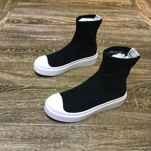 Bottes mi-saison femme Semelles en Caoutchouc - Ref 3251573
