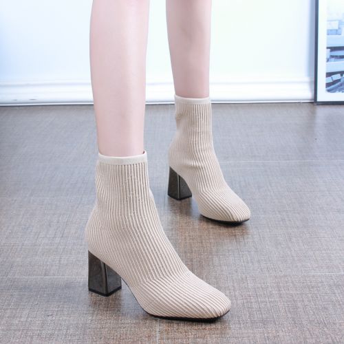 Bottes mi-saison femme Semelles en Caoutchouc - Ref 3251590