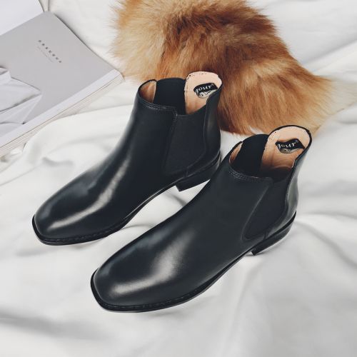 Bottes mi-saison femme MOCGOUR Semelles en Caoutchouc - Ref 3251596