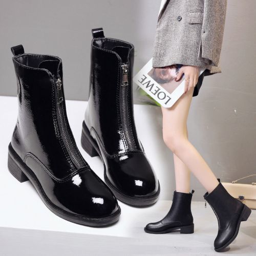Bottes mi-saison femme MUUNIERI Semelles en Caoutchouc - Ref 3251611