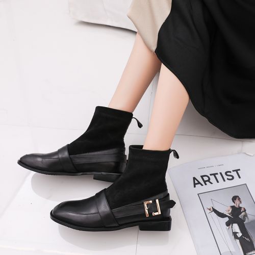 Bottes mi-saison femme Semelles en Caoutchouc - Ref 3251614