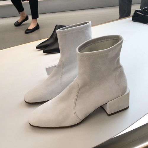 Bottes mi-saison femme MANGEHUA Semelles en Caoutchouc - Ref 3251616