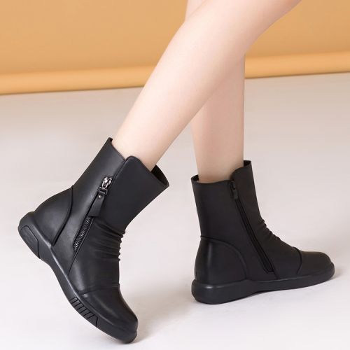 Bottes mi-saison femme Semelles en Caoutchouc - Ref 3251630