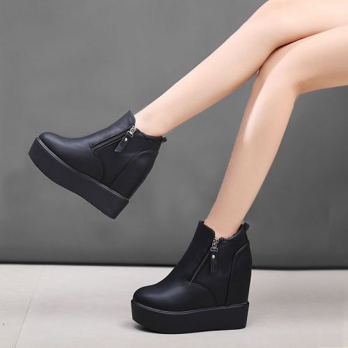 Bottes mi-saison femme en Polyurethane - Ref 3251656