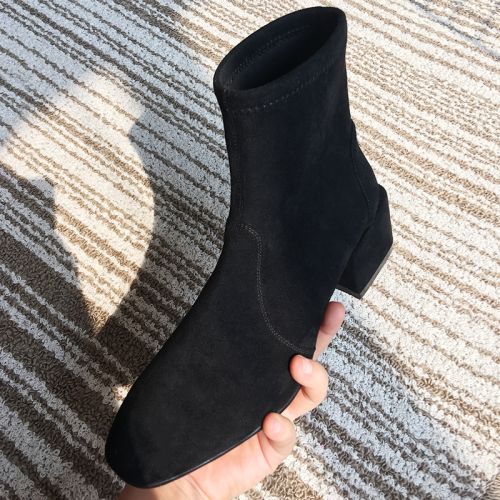 Bottes mi-saison femme Semelles en Caoutchouc - Ref 3251681