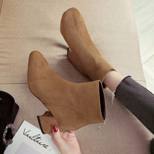 Bottes mi-saison femme Semelles en Caoutchouc - Ref 3251690