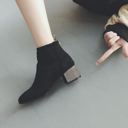 Bottes mi-saison femme Semelles en Caoutchouc - Ref 3251712