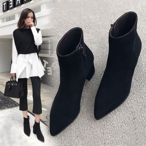 Bottes mi-saison femme NING Semelles en Caoutchouc - Ref 3251724
