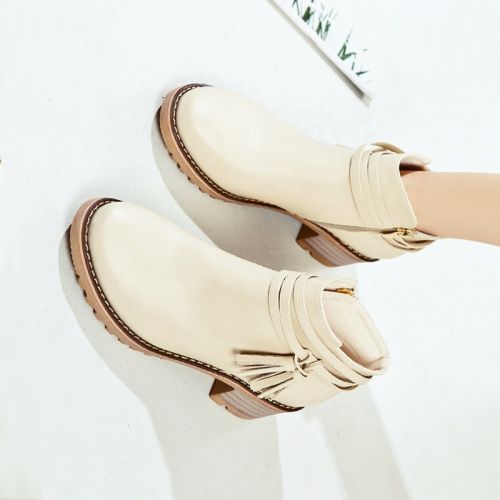 Bottes mi-saison femme OUUMEIS Semelles en Caoutchouc - Ref 3251736