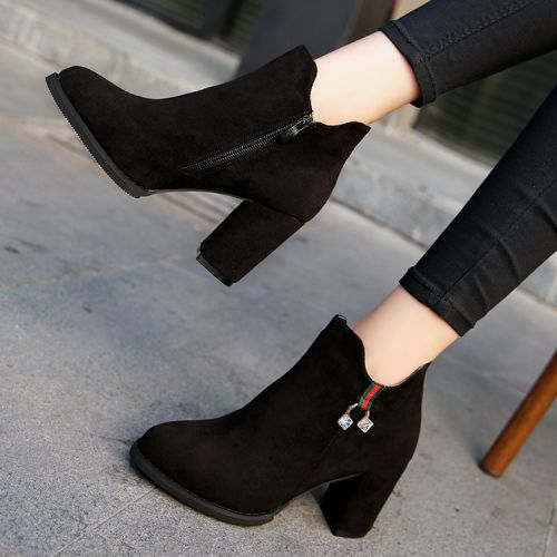 Bottes mi-saison femme Semelles en Caoutchouc - Ref 3251738